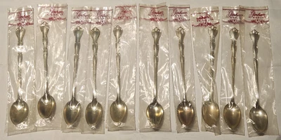 Gorham Rondo Sterling. Cucharas de té heladas de 7,5". SIN USAR. Ver fotos + leer detalles.  Foto 1 de 4