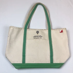 Bolso de Mano Salón de la Fama del Tenis Internacional Newport RI Lona Doble Asa - Imagen 1 de 15