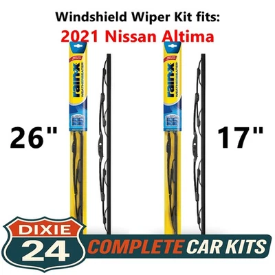 Rain-X Weatherbeater Windshield Wiper Kit fits: 2021 Nissan Altima (26" & 17") Foto 1 de 4