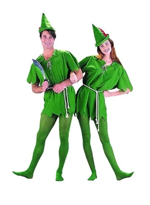 Peter Pan - Lost Boy Tink Elf - Christmas - Costume - Adult Unisex - 3 Sizes - Image 1 of 2