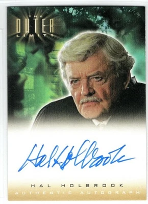 OUTER LIMITS SEX CYBORGS & SCIENCE FICTION A6 HAL HOLBROOK AUTOGRAPH d. 2021 - Image 1 of 2