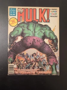 The Hulk #13 Magazine, 1st Bill Sienkiewicz Art Moon Knight Marvel 1979 FC5 VTG - Picture 1 of 12