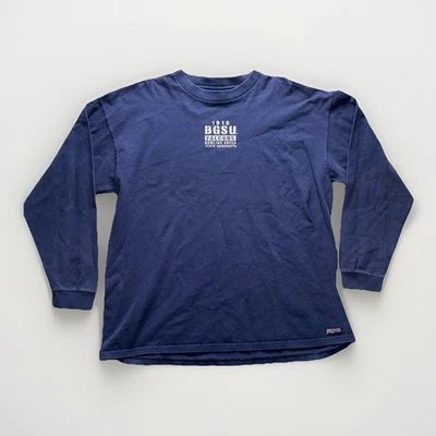 Camisa Jansport BGSU Bowling Green Falcons Para Hombres 2XL Azul Manga Larga NCAA Camiseta EE. UU. Foto 1 de 4