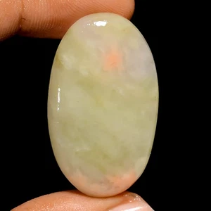 Natural Aventurine Oval Cabochon Loose Gemstone For Jewelry 36 Ct 36X21X5 mm - Picture 1 of 3