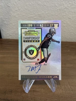 2019 Panini Contenders - Rookie Ticket Trayvon Mullen Jr. #258 Champ Ticket /49 - Image 1 of 2