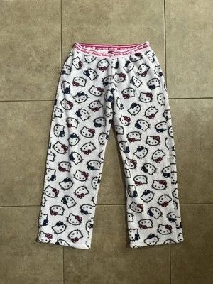 Pantalones de dormir de lana Hello Kitty Sanrio para mujer talla M pierna ancha recta Foto 1 de 4