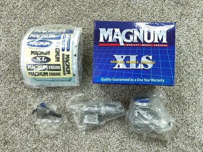 Magnum XLS 15 15A RC Aircraft Engine with Muffler 210605 - NEW IN BOX - Image 1 of 4