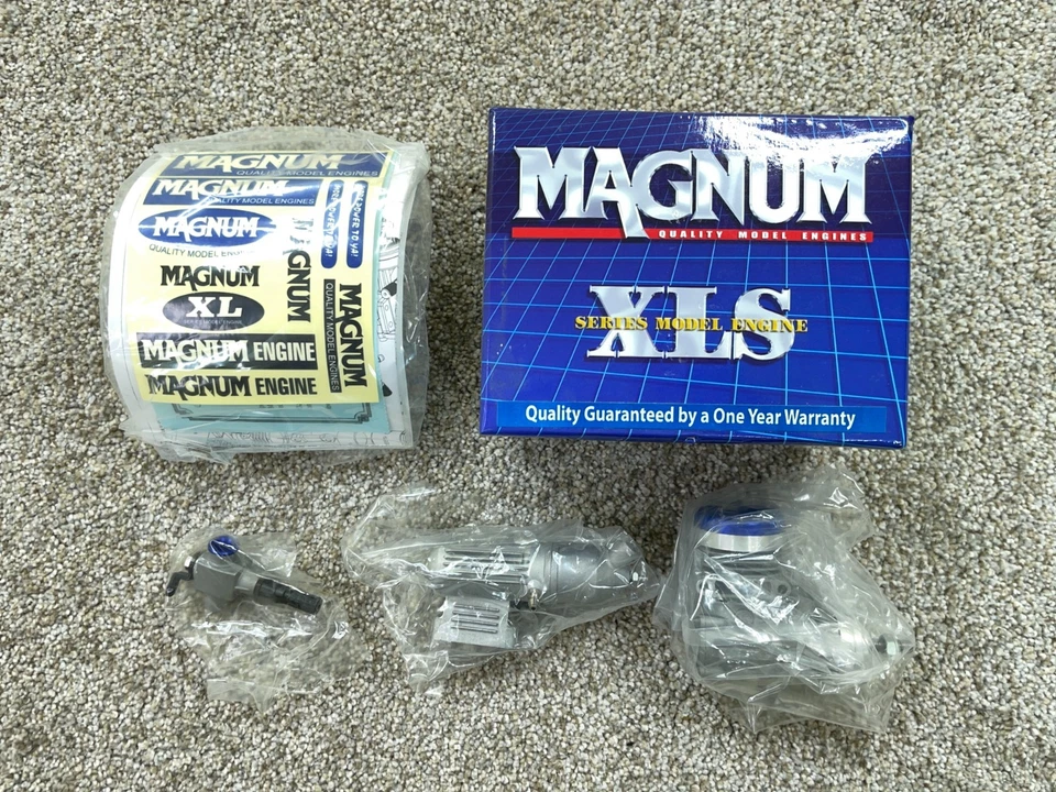 Magnum XLS 15 15A RC Aircraft Engine with Muffler 210605 - NEW IN BOX - Image 1 of 4