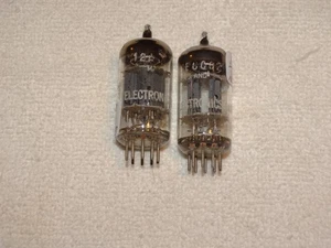 2 x 12AU7/ECC82 Amperex Medicine Tubes*Very Strong Pair*1966*#14 - Picture 1 of 4
