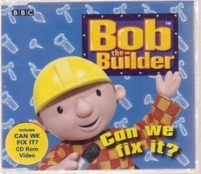 Bob the Builder Can We Fix It? CD Europe Bbc 2000 has info sticker on front of - Bild 1 von 2