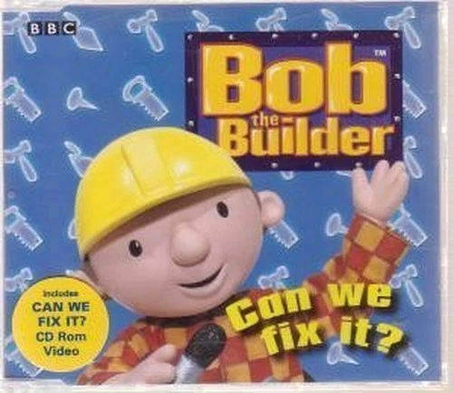 Bob the Builder Can We Fix It? CD Europe Bbc 2000 has info sticker on front of - Bild 1 von 2