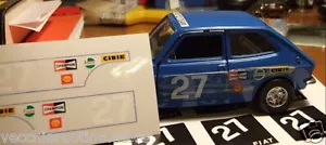 Kit Adhesives Restoration Fiat 127 Rally 1/24 BBURAGO BURAGO Martoys - Picture 1 of 2