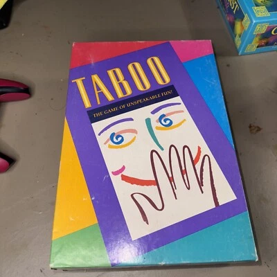 1989 Taboo Board Game The Game Of Unspeakable Fun Vintage *COMPLETE* - Image 1 of 4