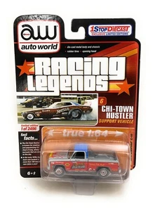 AUTOWORLD 1:64 RACING LEGENDS 1973 CHEVY C-10 PICK UP CHI TOWN HUSTLER CP7745-P3 - Picture 1 of 5