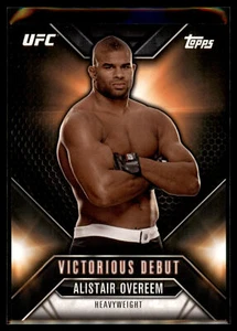 2015 Topps UFC MMA Chronicles Victorious Debut Insert Alistair Overeem Quantity - Picture 1 of 2