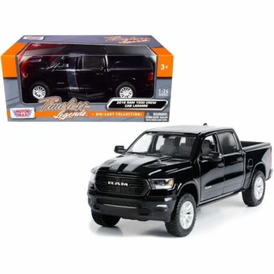 Dodge Ram 1500 2019 doble cabina rojo rebel 1:24 1:27 coche modelo 79358 Motormax con caja Foto 1 de 4