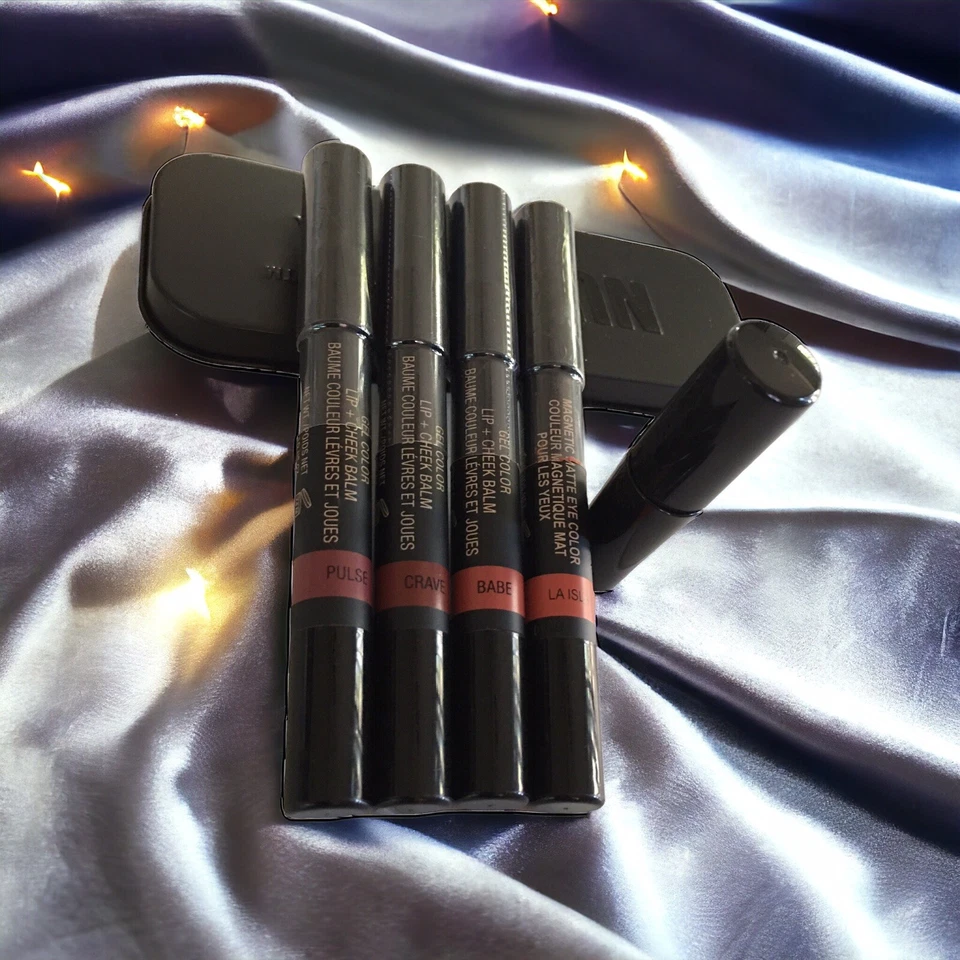 nude stix set! NEW! lip and cheek balm, lip color 4 pcs with sharpener full size - Image 1 of 4