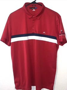J LINDEBURG JL shirt POLO, Mens, REGULAR FIT, Short Sleeve, Size XL, HTF, Rare - Picture 1 of 12