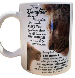 Gifts For Daughter From Dad To My Daughter Mug For Loving Fathers Gifts For Her - Picture 1 of 4