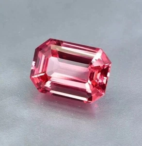 Stunning Madagascar Pink 10-11 Ct Natural Morganite Loose EGL Emerald Gemstone - Picture 1 of 5