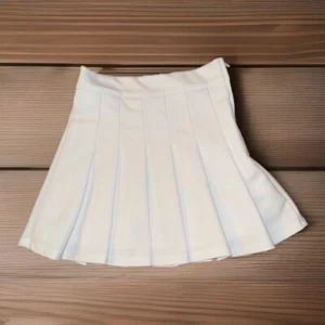 Blue Rain Girls Pleated White Skirt Size 7 EUC Zipper Tennis Golf - Picture 1 of 7