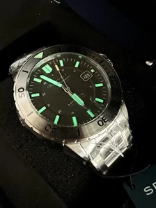 SPINNAKER Hass Diver SP-5101-44 Men’s Date Automatic Bracelet Watch WR300m Ø43mm - Picture 1 of 9