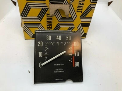 RENAULT R5 5 5TS Tachometer RPM Reloj cuenta revoluciones 314874 Genuine NOS - Image 1 of 3