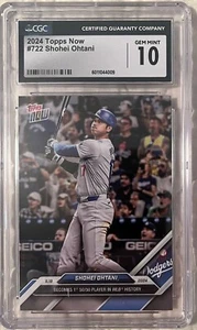 2024 Topps Now #722 Shohei Ohtani 50/50 Club CGC Gem Mint 10 - Bild 1 von 2