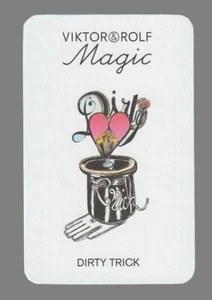 Carte publicitaire - advertising card - Dirty Trick de Viktor & Rolf - Picture 1 of 1