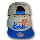 Original Mitchell & Ness New York Knicks Snapback Cap NBA Grey/Blue City Bar