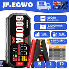 Jf.Egwo 6000Amp Car Starter Jump 12V Battery Booster Box Heavy Duty Power Bank