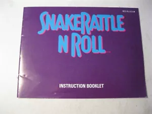Snake Rattle N Roll Nintendo NES instruction manual only - Picture 1 of 2
