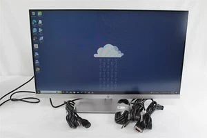 HP EliteDisplay E273 27" FHD IPS Micro Edge LED Backlit 60Hz Monitor DP HDMI - Picture 1 of 8