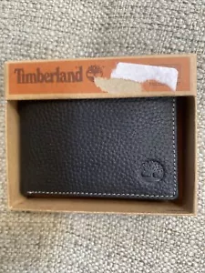 NUEVO Billetera Timberland de cuero negra - Imagen 1 de 8