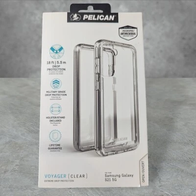 Pelican Voyager Case for Samsung Galaxy S21 5G Clear See Description T2 - Image 1 of 3