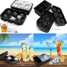 Stampo per cubetti di ghiaccio in silicone - LUCKEA Vassoio Black