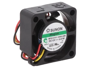 Sunon Lüfter 25x25x10mm MF25101V1-G99 DC 12V 14000 U/min 26dBA Vapo 3 Litzen - Bild 1 von 1