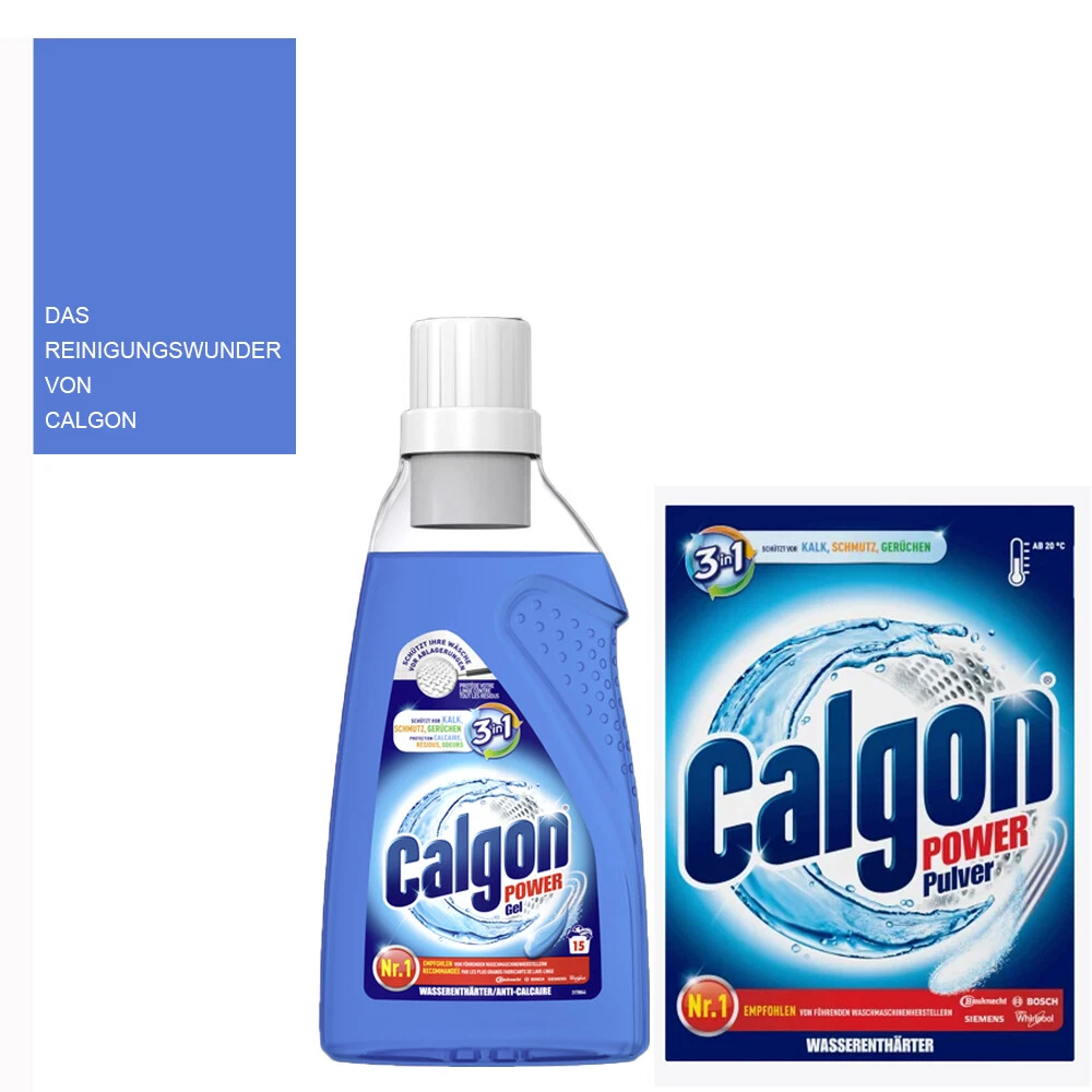 Calgon Entkalker 3 In 1 Pulver – 500 G, Verhindert Kalk & Waschmittelrückstände In Der Waschmaschine