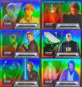 ANAKIN SKYWALKER 2016 Star Wars Evolution Foils 1 - 6 QTY - Picture 1 of 2