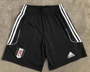 Fulham 2012/13 Home Football Shorts Adidas Black Mens Small S - Picture 1 of 6