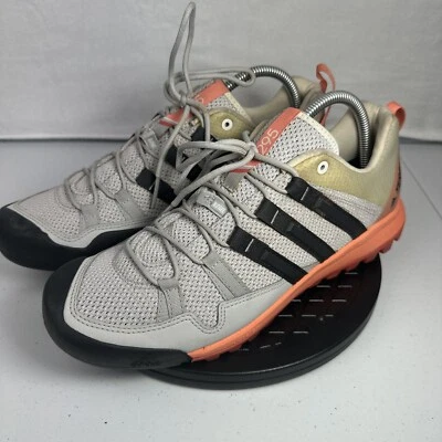Adidas Terrex Stealth Gray Pink Hiking Biking Shoes 791001 Size 9.5 Women’s - Image 1 of 4