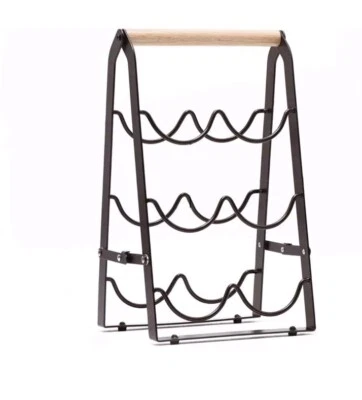 Винная стойка, качественный и стильный органайзер для красного вина для 6 бутылок на столешнице, Com - Изображение 1 из 4