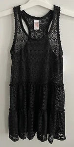 Cat & Jack - Girls Swimsuit Cover Up Size L(10/12) Black Crochet New 🤗 - Picture 1 of 6