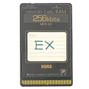 Scheda di memoria Korg MCR-03 256kbit 256 Kbit RAM con custodia in plastica - Foto 1 di 3