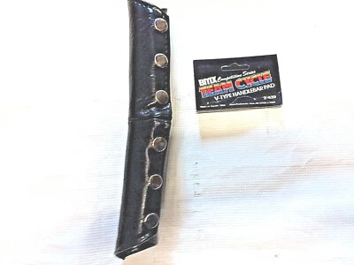 Team Cycles BMX 比赛系列车把 V 杆垫盖 老学校 黑色 — 第 1/3 张图片