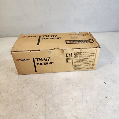 Kit de tóner negro Kyocera TK-67 genuino nuevo OEM en caja envío gratuito Foto 1 de 3