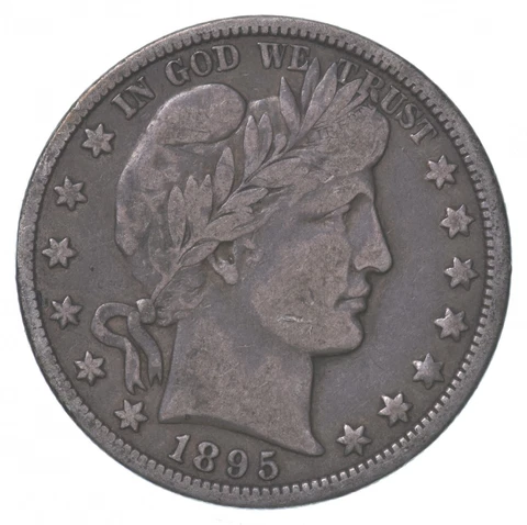 1895-O Barber Half Dollar *7355 Cover