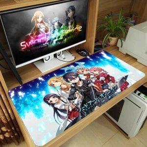 Anime Sword Art Online Asuna Yuuki Kirito Lisbeth tappetino da gioco tastiera - Foto 1 di 4