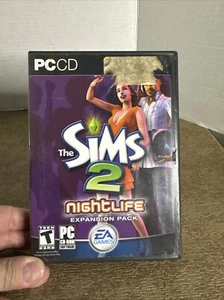 The Sims 2 Nightlife PC Game Expansion Pack 2005 Complete PREOWNED O2 - Picture 1 of 8