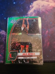 2025 Bowman U Chrome Basketball 1st Green Shimmer Jalil Bethea #28 - Picture 1 of 2